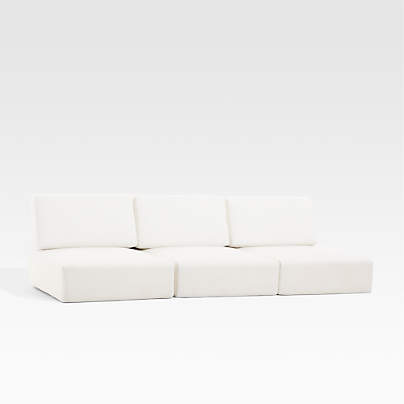 Ashore White Outdoor Sofa Cushion