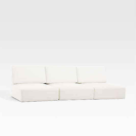 Ashore White Outdoor Sofa Cushion