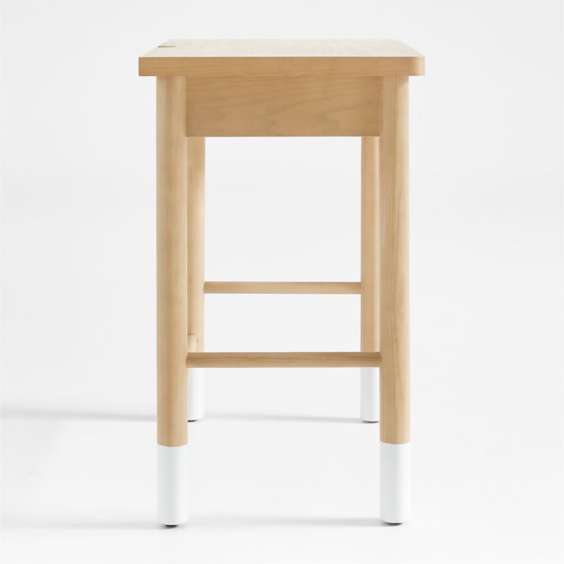 Aksel Wood Kids Desk with Drawer