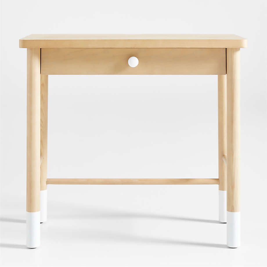 Aksel Kids Wood Desk With Drawer Reviews Crate Kids Canada   Aksel Wood Kids Desk 