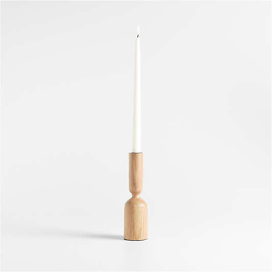 Wooden Candle Holders Crate & Barrel