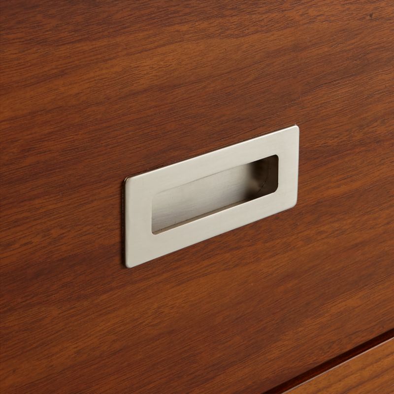 Aspect Walnut 47.5" Floating Cube Shelf with Drawers Crate & Barrel