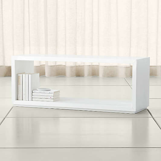 Aspect White 47.5" Modular Open Storage Unit