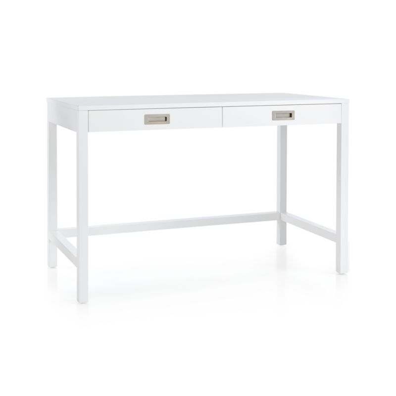 Aspect White Desk - image 6 of 7