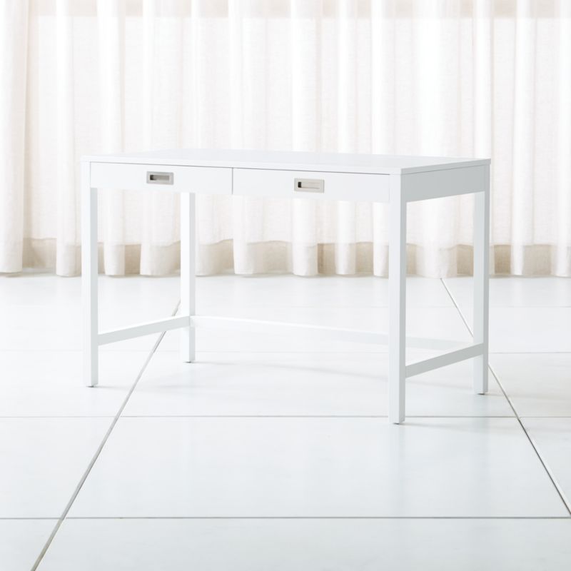 Aspect White Desk - image 2 of 7