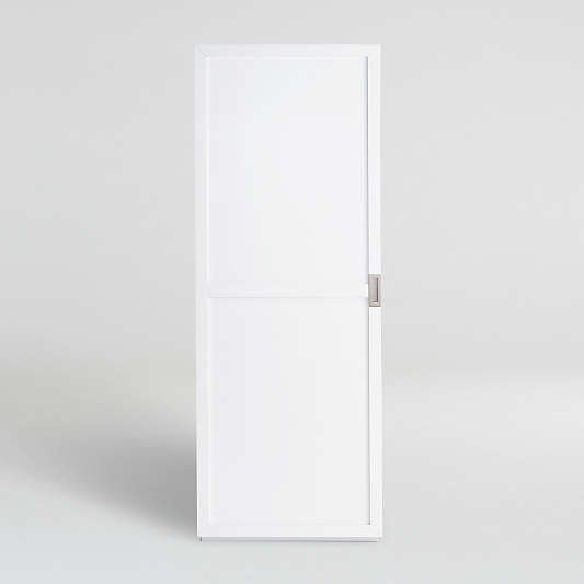 Aspect White Modular Bookcase with Wood Door