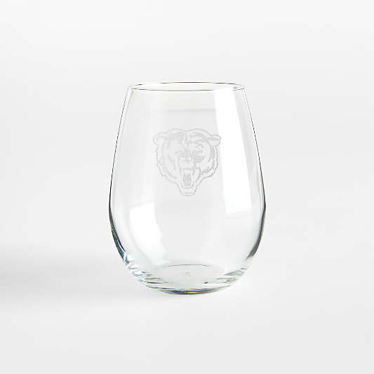 NFL Chicago Bears Aspen 11.75-Oz. Stemless Wine Glass, Set of 4