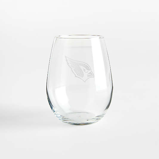 NFL Arizona Cardinals Aspen 11.75-Oz. Stemless Wine Glass, Set of 4