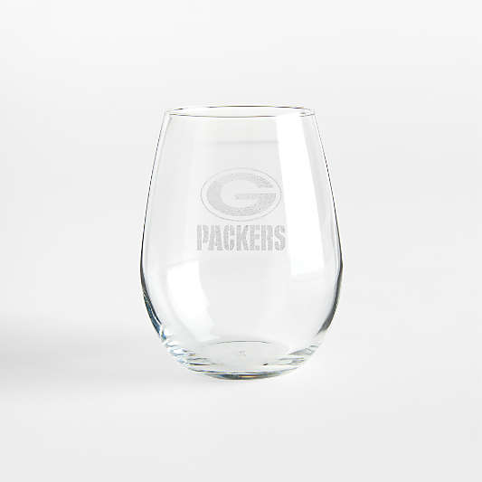 NFL Green Bay Packers Aspen 11.75-Oz. Stemless Wine Glass, Set of 4