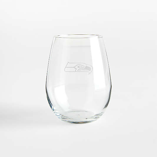 NFL Seattle Seahawks Aspen 11.75-Oz. Stemless Wine Glass, Set of 4