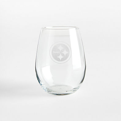 View NFL Pittsburgh Steelers Aspen 11.75-Oz. Stemless Wine Glass, Set of 4 details