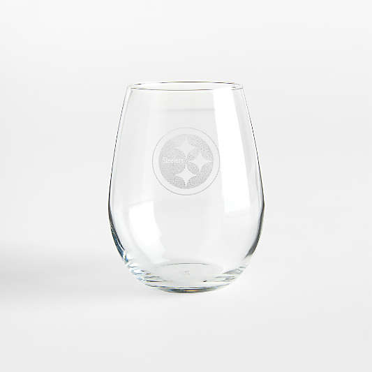 NFL Pittsburgh Steelers Aspen 11.75-Oz. Stemless Wine Glass, Set of 4