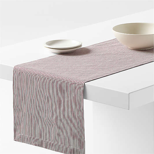 Aspen Striped Organic Cotton Table Runners
