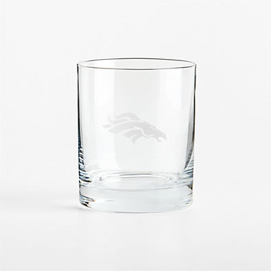 View NFL Denver Broncos Aspen 12-Oz. Double Old-Fashioned Glass, Set of 4 details