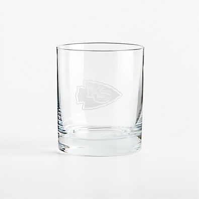 View NFL Kansas City Chiefs Aspen 12-Oz. Double Old-Fashioned Glass, Set of 4 details