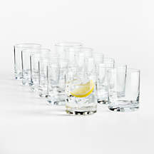 Aspen 12-Oz. Double Old-Fashioned Glasses, Set of 12 + Reviews | Crate & Barrel