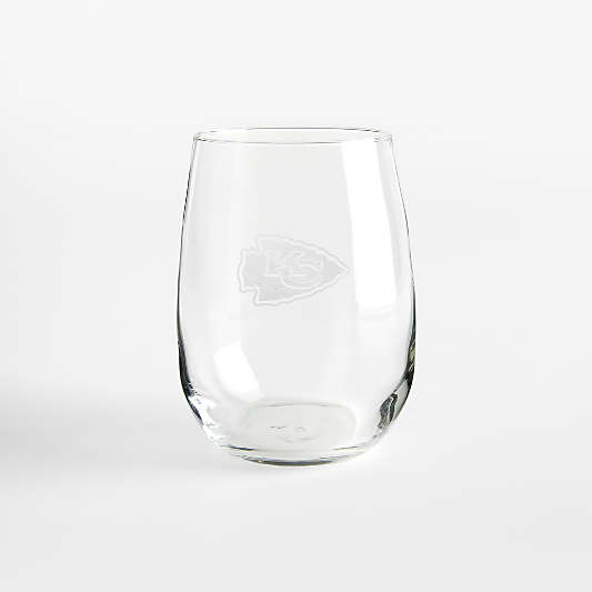 NFL Kansas City Chiefs Aspen 17-Oz. Stemless Wine Glass, Set of 4