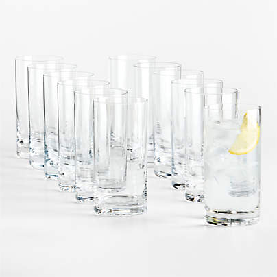 Aspen 18-Oz. Highball Glasses, Set of 12