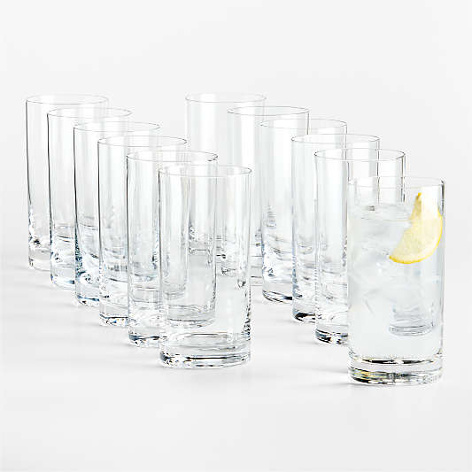 Aspen 18-Oz. Highball Glasses, Set of 12