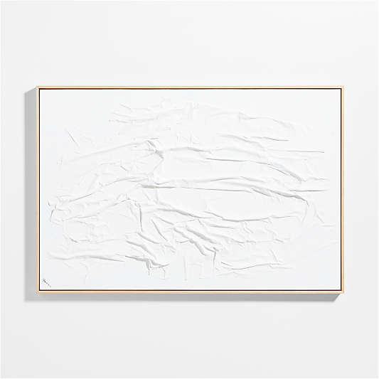 "Aspen" by Patrick St.Germain 41"x61" WhiteTextured Framed Wall Art Print