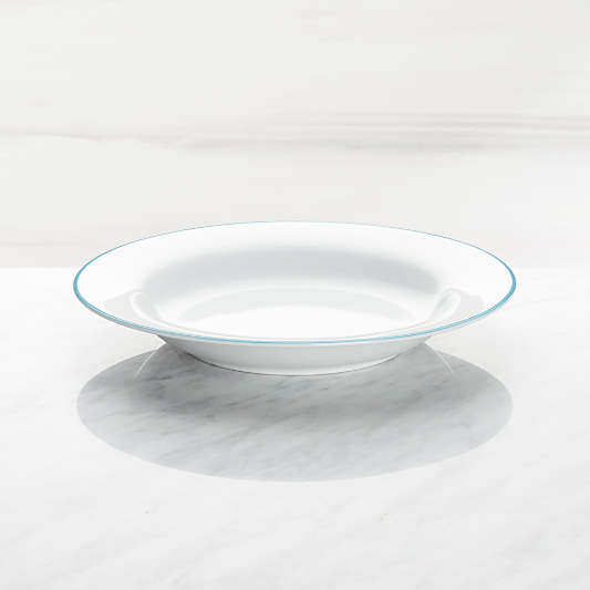 Aspen Aqua Band Low Bowl