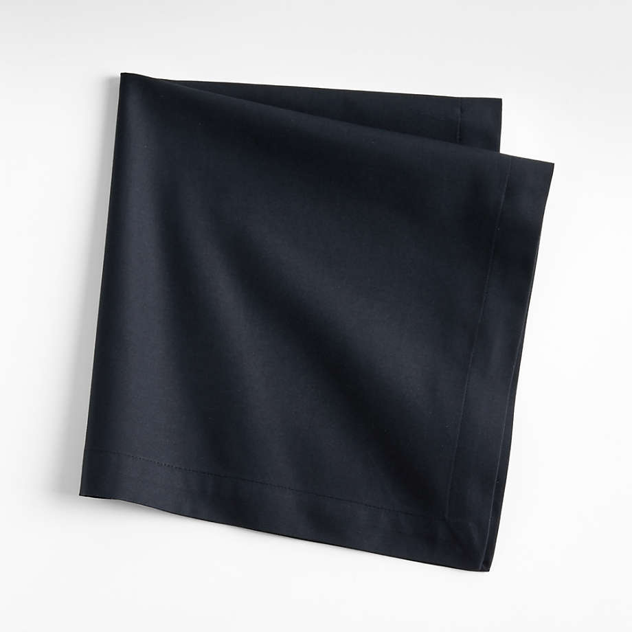 Aspen Ink Black Cotton Napkin + Reviews Crate & Barrel Canada