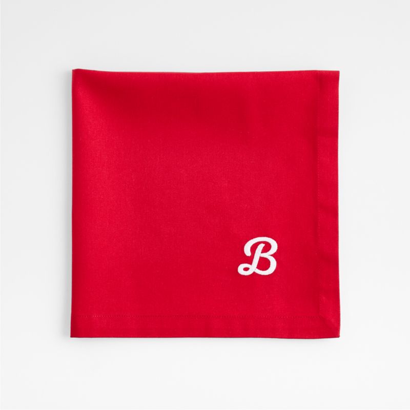 Aspen Cherry Red Organic Cotton Dinner Napkin - image 2 of 6