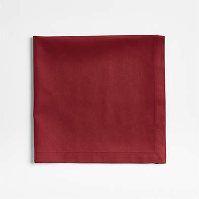 Aspen Luminous Red Organic Cotton Napkin