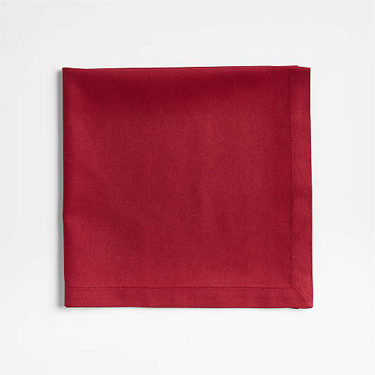 Aspen Luminous Red Organic Cotton Napkin