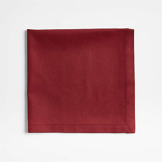 Aspen Luminous Red Organic Cotton Napkin
