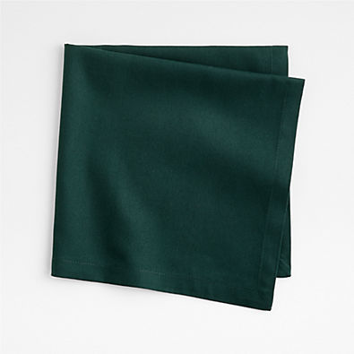 View Aspen Spruce Green Organic Cotton Dinner Napkin details