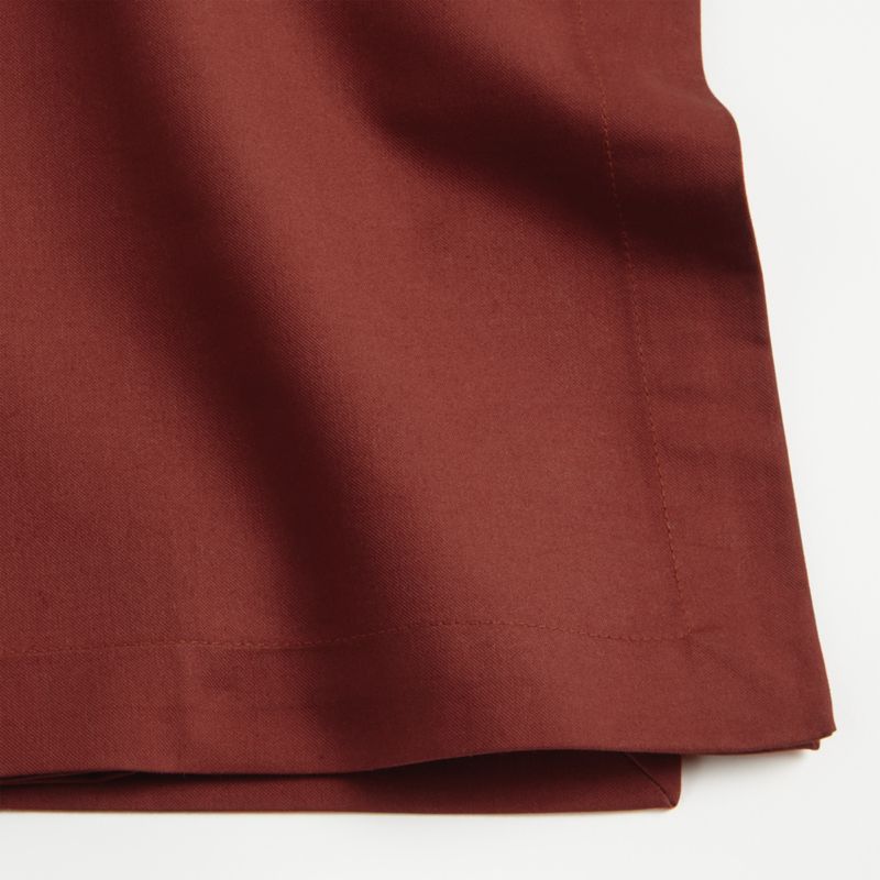 Aspen Brick Red Cotton Napkin