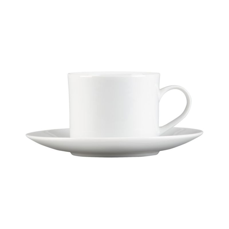 Aspen Cappuccino Cup with Saucer + Reviews | Crate & Barrel Canada