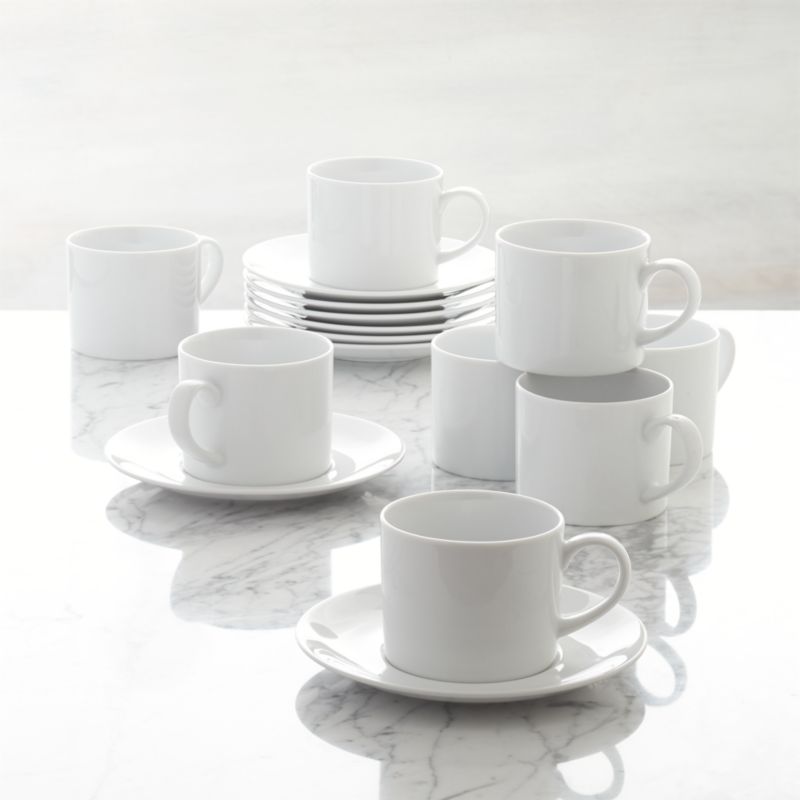 Aspen Cappuccino Cup with Saucer + Reviews