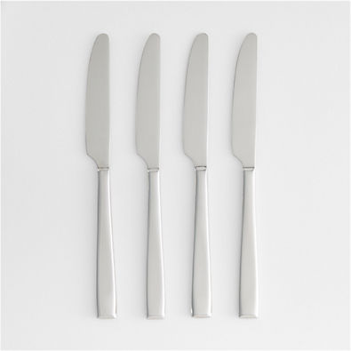 View Aspen Mirror Dinner Knives, Set of 4 details