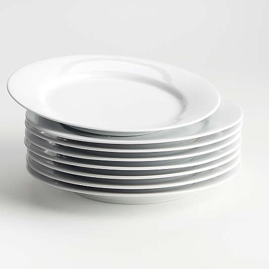 Aspen Rimmed Dinner Plates 10.5", Set of 8