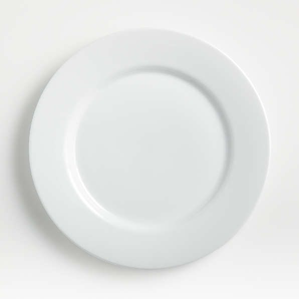 white luncheon plates