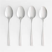 Aspen Dinner Spoons, Set of 4 + Reviews | Crate & Barrel