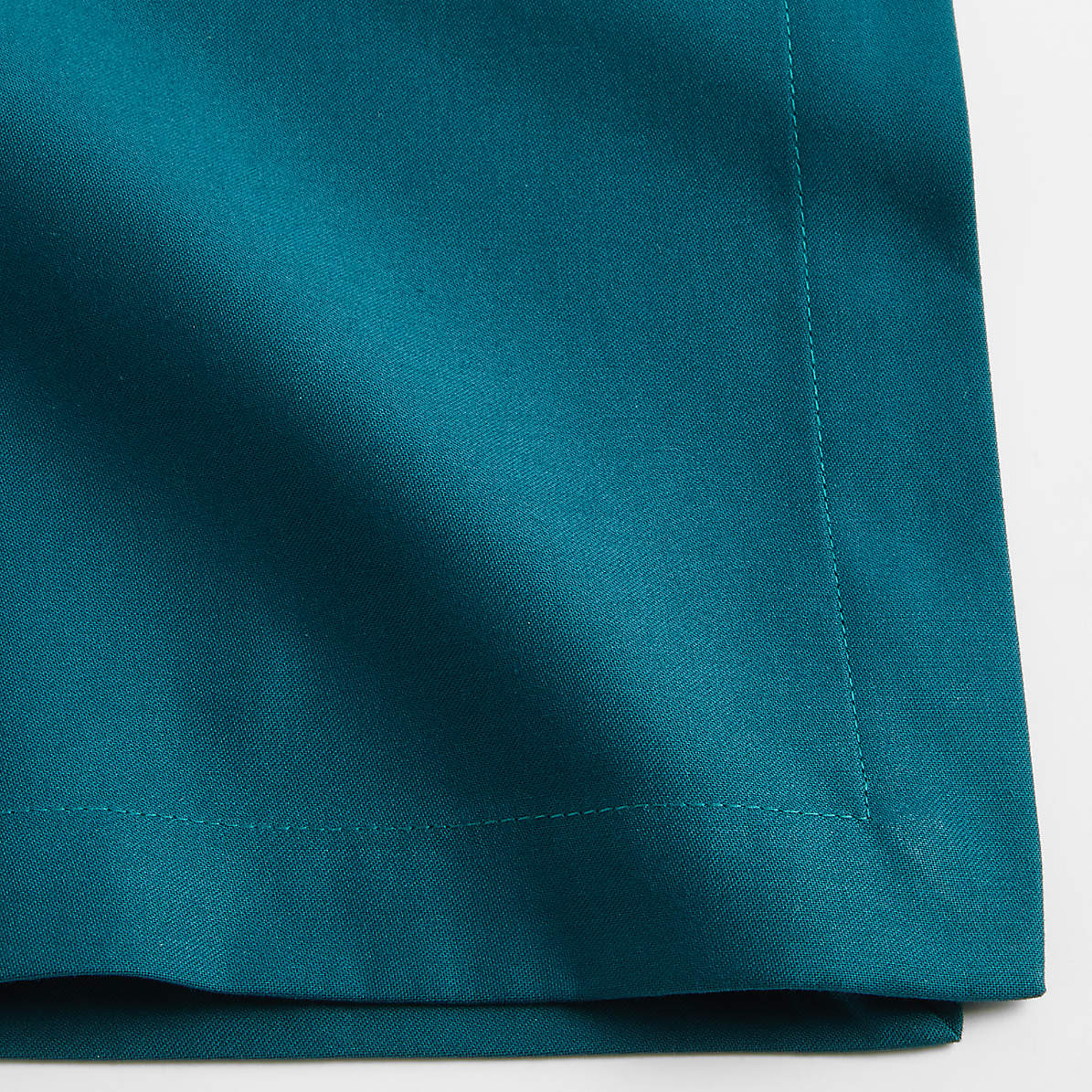 Set of 8 Teal Cloth Napkins, Blue, Cotton Sold by at Home