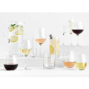 4pc Champagne Wine Glass Set Gold - Threshold™