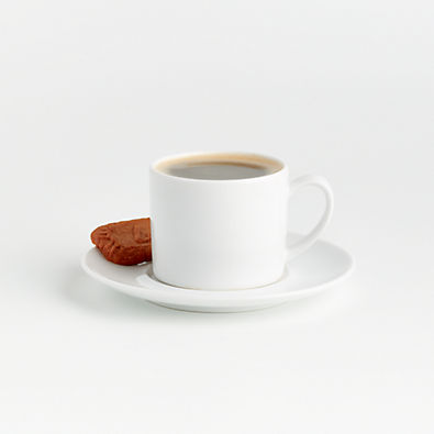 View Aspen 4-oz. Porcelain Espresso Cup with Saucer details