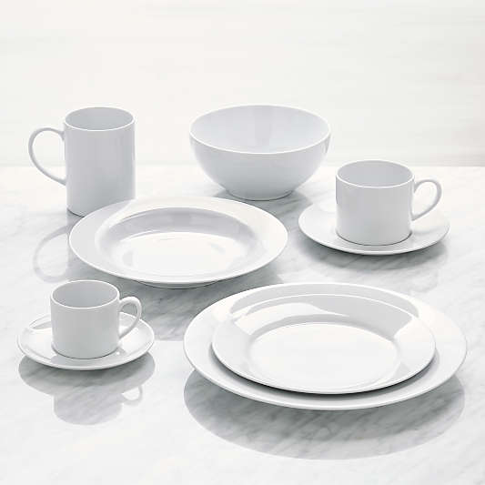 Aspen 4-oz. Porcelain Espresso Cup with Saucer