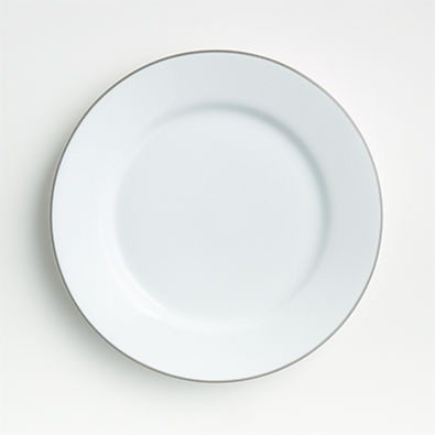 View Aspen Rimmed Grey Band Dinner Plate details