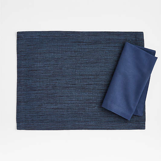 Aspen Deep Indigo Organic Cotton Napkin