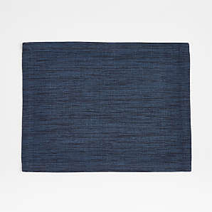 Crate and Barrel DIABLO BLUE PLACEMATS NEW! Set of 4-Handcrafted NWOT 