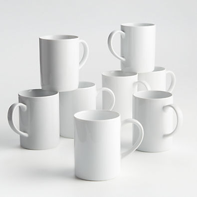 View Aspen 11-oz. Porcelain Can Mugs, Set of 8 details