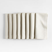 Aspen Warm Natural Organic Cotton Napkin, Set of 8