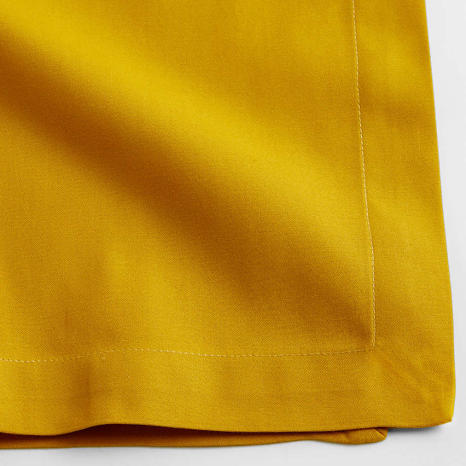 Aspen Saffron Yellow Cotton Napkins, Set of 8 + Reviews