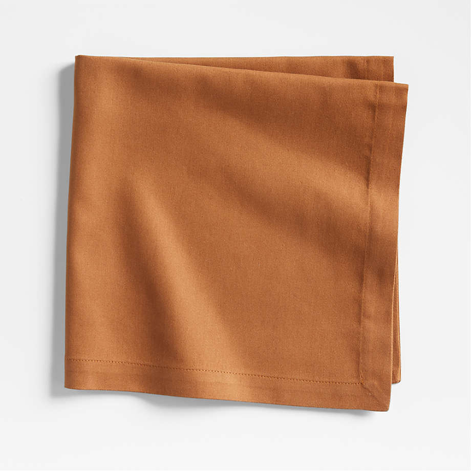 Linen napkins - Deep Caramel