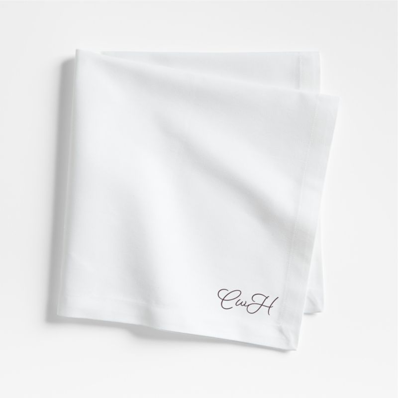 Aspen Crisp White Organic Cotton Napkin, Set of 4 - image 4 of 6